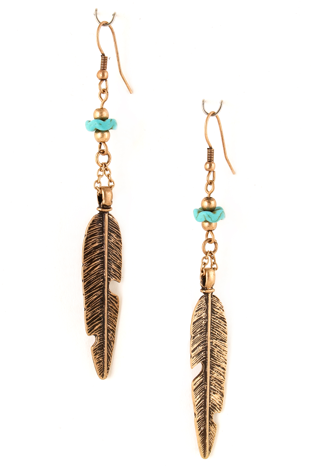 Feather Dangle Earrings