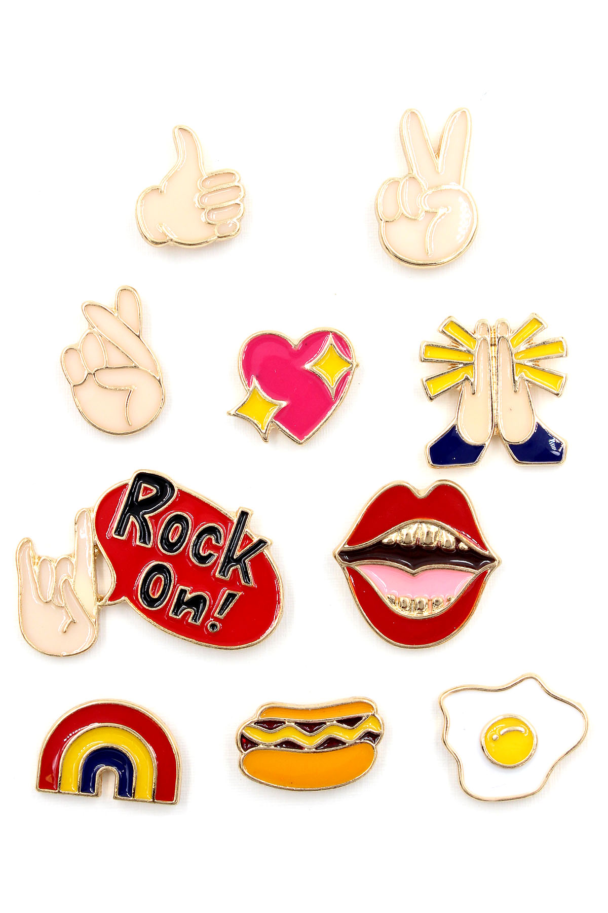 Enamel Pin Set - Pins & Brooches