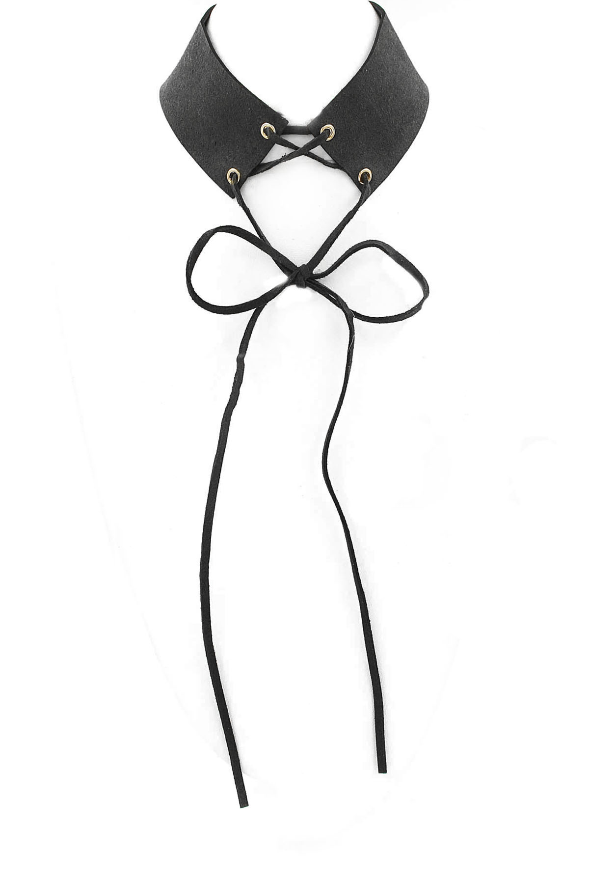 tie up bow choker