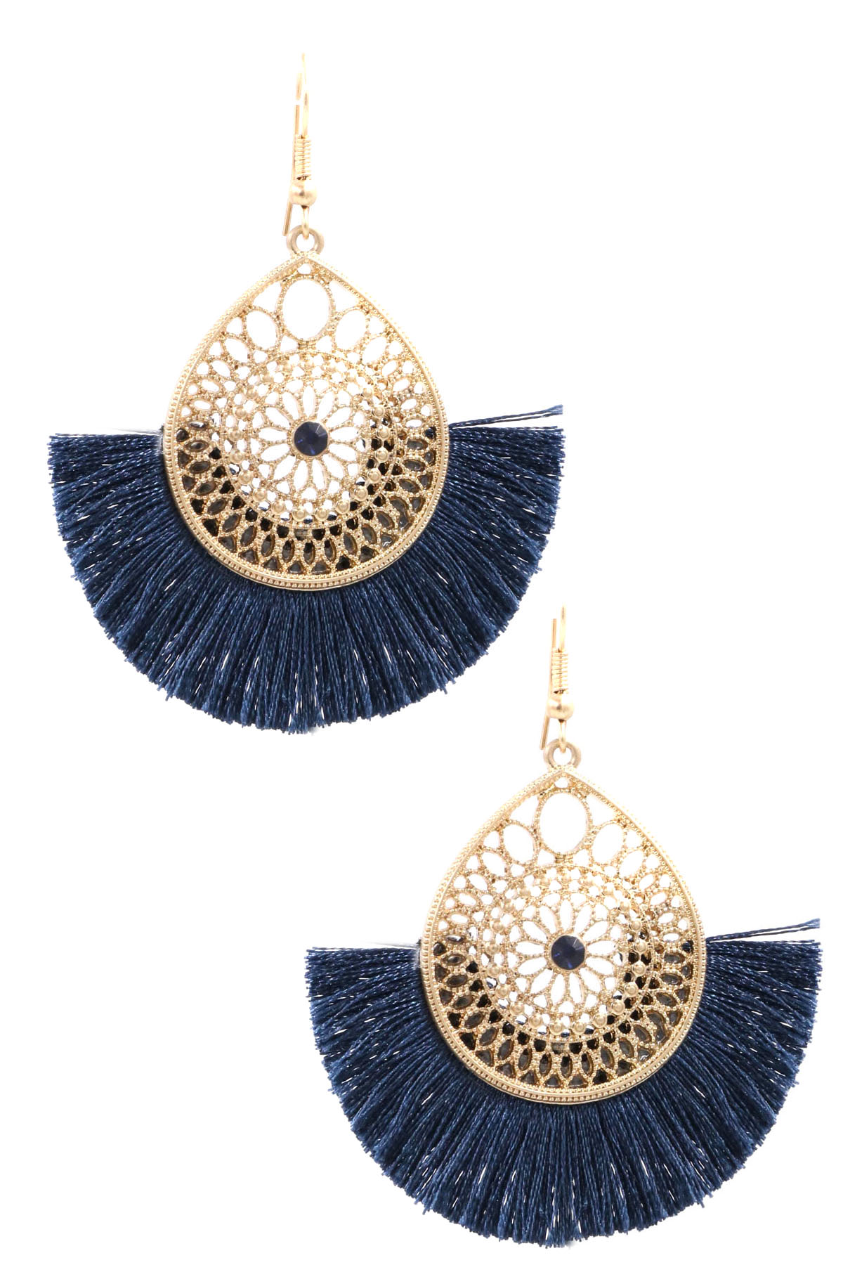 Teardrop Cotton Earrings