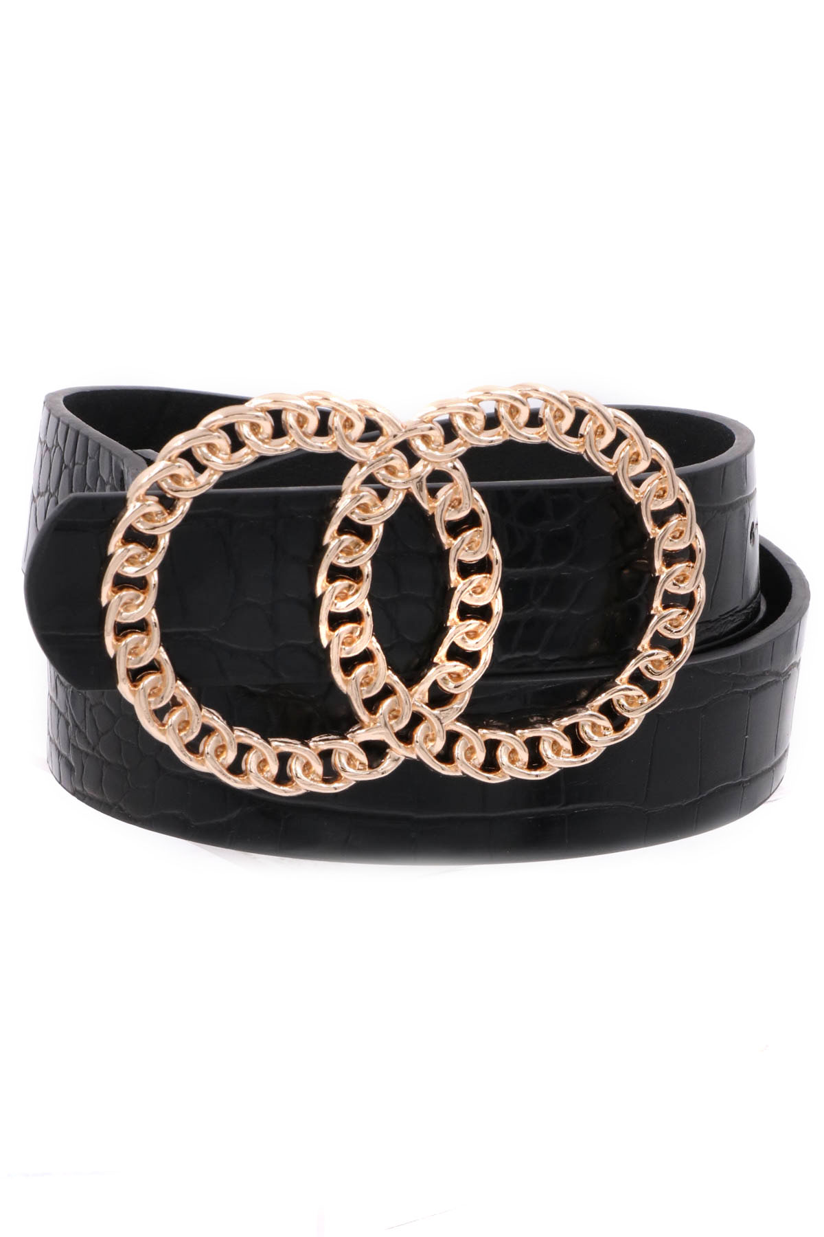 Metal Chain Ring Belt - Belts