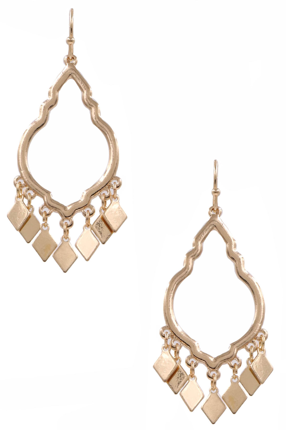 GOLD Moroccan Drop Earrings