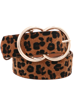 Leopard Ring Belt