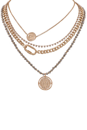 Coin Charm Necklace