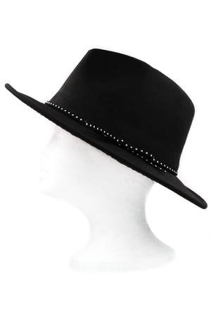 Metal Bead Fedora Hat