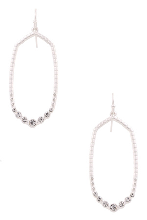 Diamond Rhinestone Drop Earrings