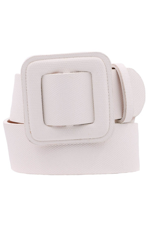 Weave Knit Square Buckle Belt