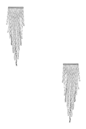 Metal Tassel Drop Earrings