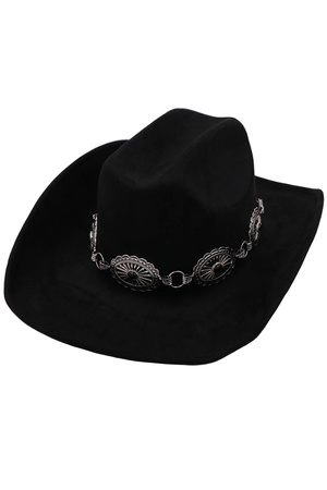 Filigree Buckle Cowboy Hat