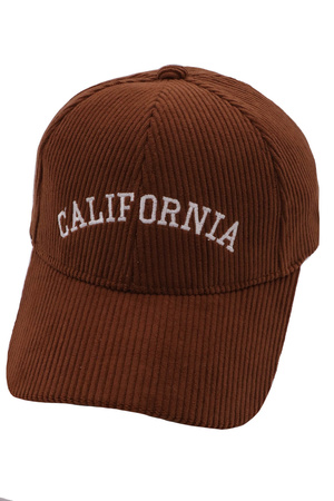 CALIFORNIA Embroidered Curdoroy Hat