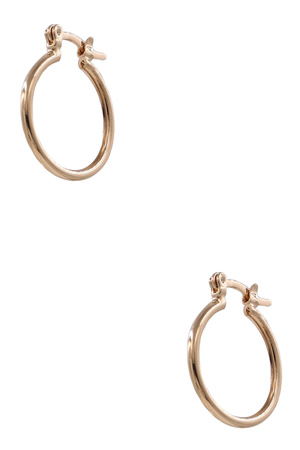 18K Gold filled Hoop Earrings