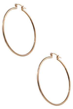 18K Gold Filled Hoop Earrings