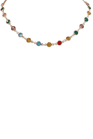 18K Gold Filled Bead Linked Necklace