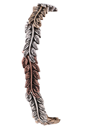 Metal Leaf Stretch Bracelet