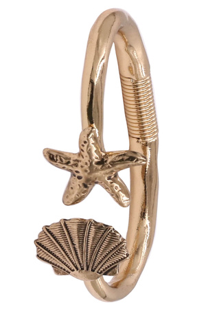 Starfish/Shell Cuff Bracelet