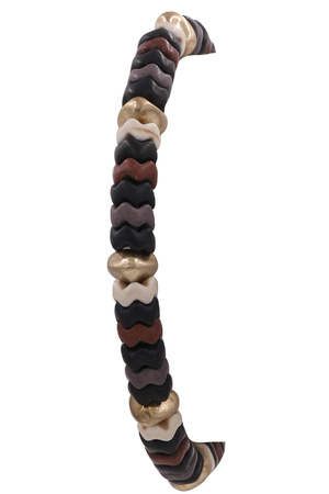 Jagged Stone Bead Stretch Bracelet