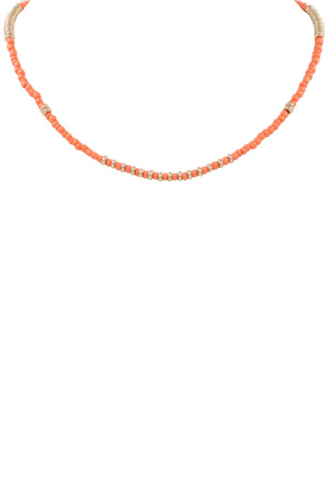 Acrylic Seed Bead Necklace