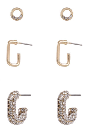 Metal Assorted Multi Design Earrings