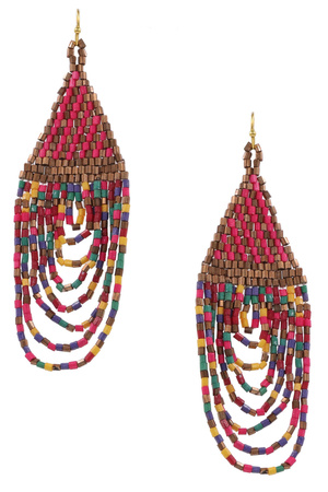 Sead Beaded Drop Dangle Earrings