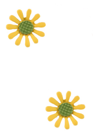 Matte Sunflower Post Earrings