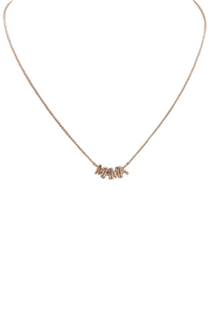 Metal MAMA Delicate Necklace